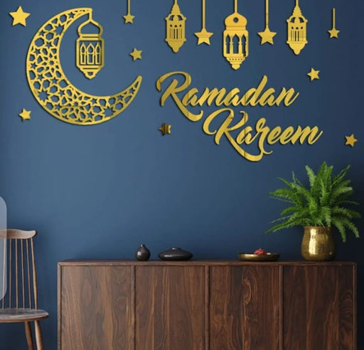 Ramadan Kareem Wall Decorations Acrylic Mirror
