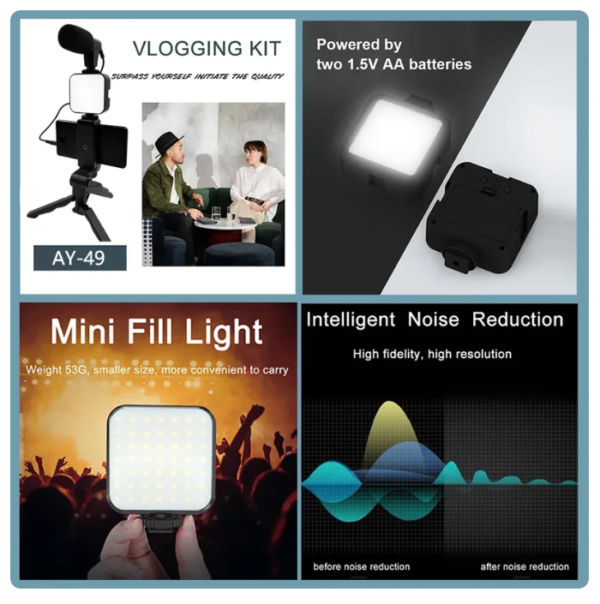 Portable Vlogging Kit Video Making Equipment